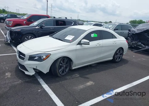 2016 Mercedes-Benz Cla 250 z USA, uszkodzony, nr VIN WDDSJ4EB8GN349563